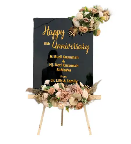 Papan Bunga Akrilik Canduk