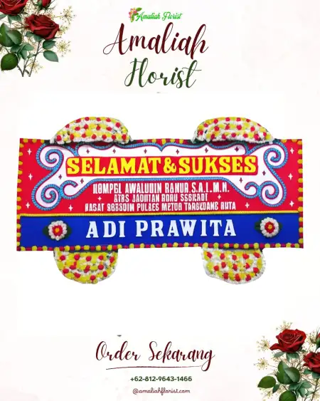 Papan Bunga Ucapan Selamat Canduk